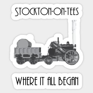 Stockton-on-tees Stephensons rocket Sticker